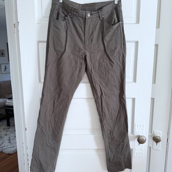 Free Fly Women's Olive Green Cotton Twill Pants - sz 32 x 32 - Picture 2 of 5
